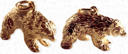 Adirondack Bear on all fours Charms, Adirondack Bear on all fours,Adirondack Charms, New York Charms, Gold Charms, Silver Charms, Sterling Silver Charms, gold charms, Charm Bracelets, Bear on all fours Charm, Packbasket Charms, Bear on all fours, Snowshoe Charm,Raccoon, Bears, Adirondack Bear on all fours Charms