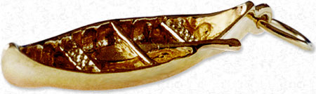 Adirondack Canoe Charms, Adirondack Canoes,Adirondack Charms, New York Charms, Gold Charms, Silver Charms, Sterling Silver Charms, gold charms, Charm Bracelets, Loon Charm, Packbasket Charms, Canoe, Snowshoe Charm,Raccoon, Bears, Adirondack Canoe Charms