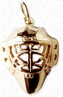 Hockey Mask, Goalie Mask Charm, mask charm, goalie,masks, goalie mask charms,Adirondack Charms, New York Charms, Gold Charms, Silver Charms, Sterling Silver Charms, gold charms, Charm Bracelets, Loon Charm, Packbasket Charms, Canoe, Snowshoe Charm,Raccoon, Bears, Moose Charms