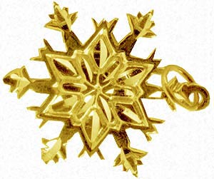 Snowflakes 1 Charms, Packbasket,Adirondack Charms, New York Charms, Gold Charms, Silver Charms, Sterling Silver Charms, gold charms, Charm Bracelets, Loon Charm, Packbasket Charms, Canoe, Snowshoe Charm,Raccoon, Bears, Adirondack Chair Charms